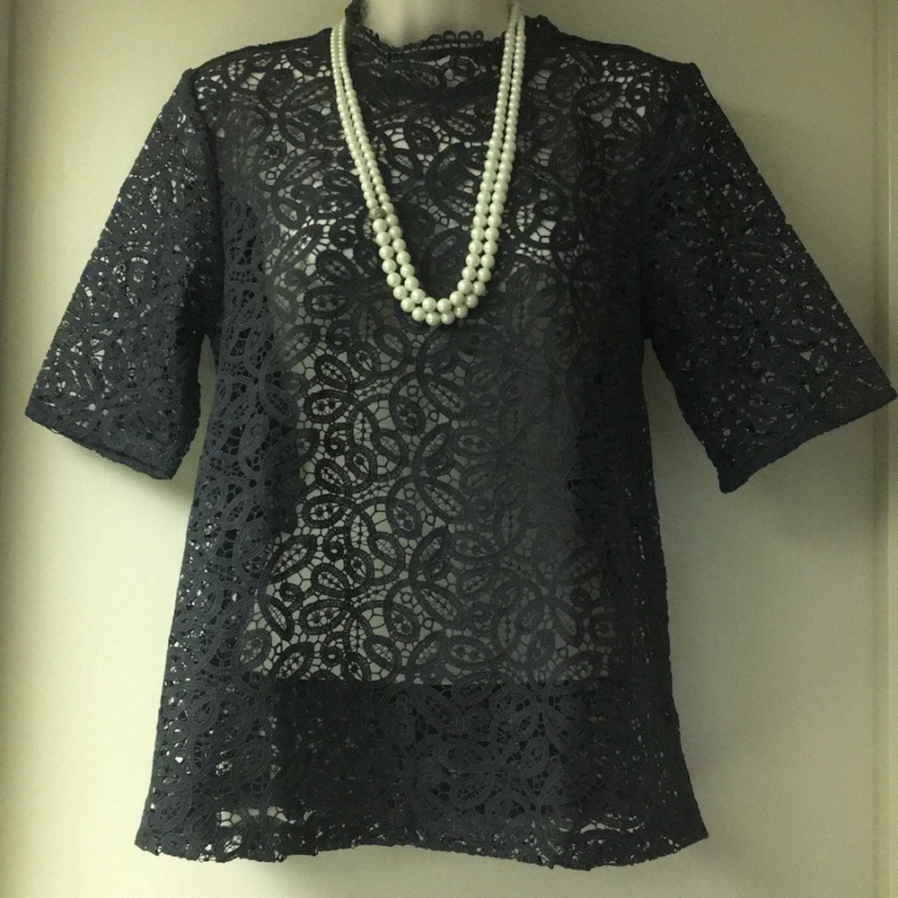 Loft lace top